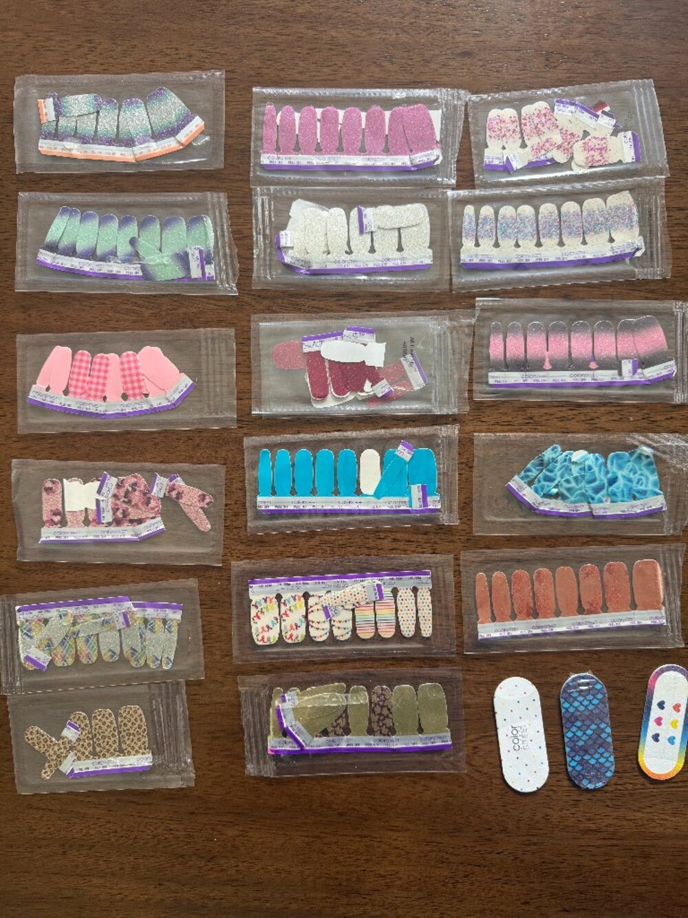 ☀️ Huge Color Street Partial Sets Nail Strips Lot Mix Match Accent Pedicure